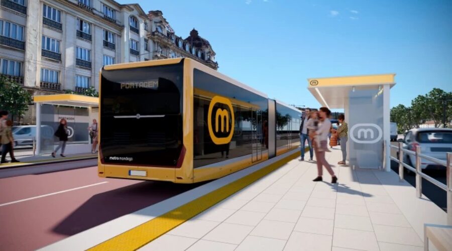 Zhongtong electric buses in Coimbra