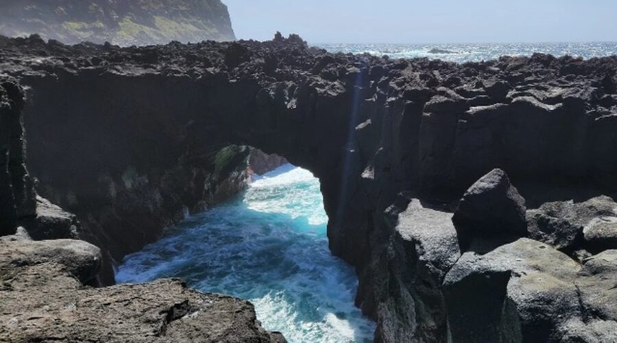 Hiking the Azores into lush mountains